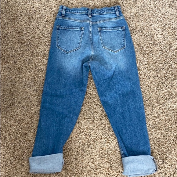 Fashion Nova High Waist Ripped Jeans - Picture 3 of 4